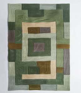 Alfombra Decorativa Grande de Lana de Pelo Largo para Sala de Estar y Dormitorio, Alfombra Suave para Decoración Moderna del Hogar, de Fabricante de la India - Product Image 1