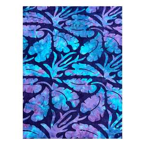 Wholesale Handmade Batik Sarong Abstract <b>Purple</b> Blue Motif Soft Multipurpose Fabric Supplier Indonesia - Product Image 5