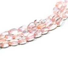 Cuarzo Rosa Natural de 16 Pulgadas, Piedras Preciosas Africanas Lisas, 1 Hilo de Cuentas de Piedras Preciosas para la Elaboración de Joyas Finas - Product Image 1