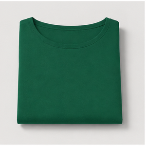 T-shirt da donna <span class=keywords><strong>verde</strong></span> <span class=keywords><strong>smeraldo</strong></span> girocollo a maniche a tre quarti vestibilità comoda WTS-0027 - Product Image 5