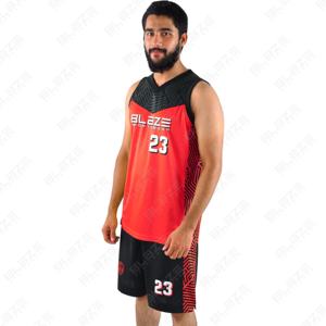 Blaze Fight Wear <b>Basketball</b> Uniform OEMOEM Custom High Quality t Breathable Uniform Shorts Plus <b>Size</b> Sublimation Technique - Product Image 3