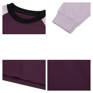 เสื้อเบสบอลแขนยาวทรงแร็กแลนสำหรับผู้หญิง ดีไซน์สั่งทำพิเศษ แต่งกระดุม เหมาะสำหรับใส่ในฤดูร้อน เนื้อผ้านุ่ม 100% ผ้าฝ้าย เสื้อยืดลำลอง - Product Image 2