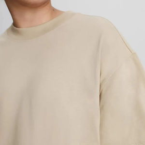 T-shirt décontracté à double couche pour homme, pour le streetwear |   Tissu confortable |   Coupe moderne |   Usine de vêtements OEM et ODM - Product Image 4