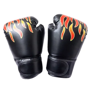 Guantes de Boxeo de Piel Sintética PU, Cómodos e Impermeables, con Diseño Impreso para Entrenamiento de MMA y Gimnasio - Product Image 2