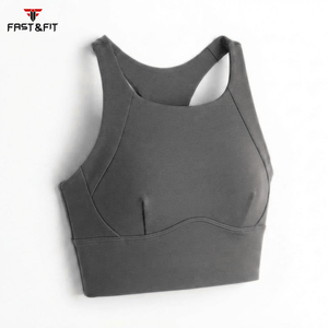 Soutien-gorge de sport sans couture léger pour femme, grande taille, design populaire, best-seller, avec logo frontal, fabriqué au Pakistan - Product Image 3
