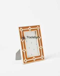 Marco de Fotos de Lujo Premium con Incrustaciones de Hueso Hecho a Mano con Acabado Brillante por Tradebyd - Product Image 4