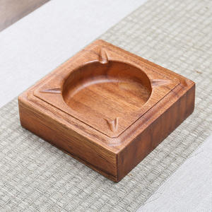 Cendrier de bureau moderne en bois avec forme personnalisée pour la maison, le restaurant et la voiture - Product Image 2