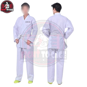 Tenues de BJJ Confortables Imprimées avec Logo Frontal Extensible, Respirantes, Légères en Polyester/Coton pour Arts Martiaux, Faible MOQ - Product Image 2