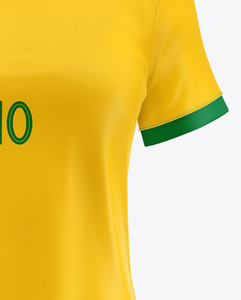 Uniforme de Fútbol Femenino, Jersey y Pantalones Cortos Personalizados para Equipos Femeninos, Transpirable, Ligero, 100% Poliéster, Cintura Elástica - Product Image 2