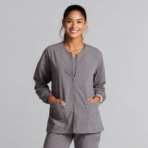 Chaquetas Médicas de Punto Transpirables y Cómodas de Alta Calidad al por Mayor con Logotipo Personalizado - Product Image 6