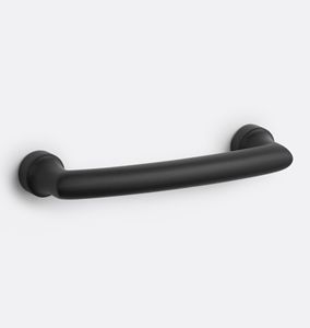 Poignée de meuble tendance en laiton noir mat, personnalisable, pour tiroirs de chambre et de cuisine, quincaillerie de tirage - Product Image 1