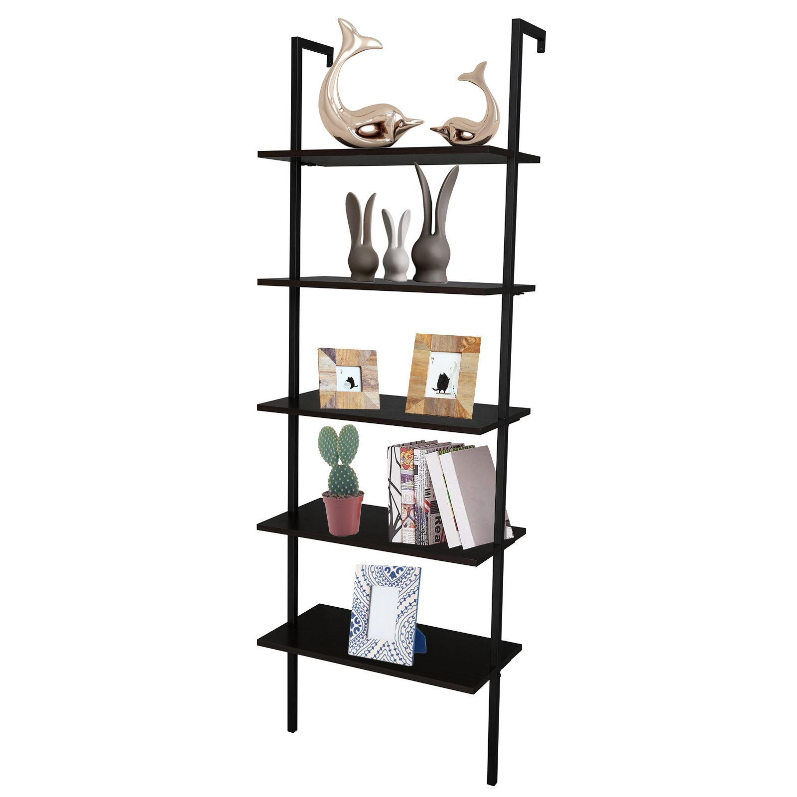Dark Walnut and Black Frame Color