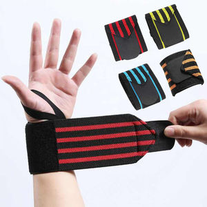 Sangle de poignet respirante et antidérapante pour hommes et femmes, avec fermeture auto-agrippante, pour l'entraînement de force et le sport - Product Image 3