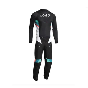 ชุดแข่งรถมอเตอร์ครอสแบบกำหนดเองสุดเทรนดี้ ออกแบบโลโก้ได้ทุกขนาด - Product Image 1