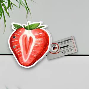 Tuile magnétique en acrylique de haute qualité en forme de cœur ou carrée, motif floral, pour artistes en extension de cils - Product Image 1