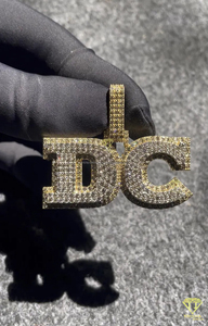 Collar con Letra DC Personalizada, Estilo Hip Hop, Joyería para Streetwear - Product Image 4