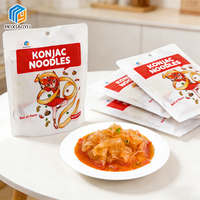 Wholesale Low Price Vegan Low-Carb Chili Oil Spicy Flavor Fast Instant Noodles Gluten Free Shirataki Konjac Noodles Bag