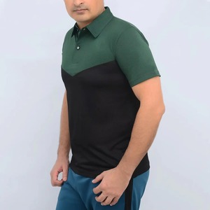 Chemises polo de golf unies en gros, impression personnalisée, tissu piqué 100% coton, séchage rapide, manches courtes, t-shirt polo sport pour hommes - Product Image 6