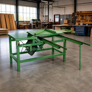 Sierra de Mesa FH-1431E 380V con Capacidad de Corte de 3 Pulgadas ° -45 °   Máquina biseladora de madera de alta seguridad, estilo horizontal - Product Image 1