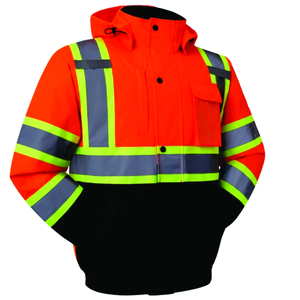 Veste de sécurité réfléchissante, gilet de travail haute visibilité pour les travaux industriels, la construction, la circulation routière et les travaux en extérieur - Product Image 5