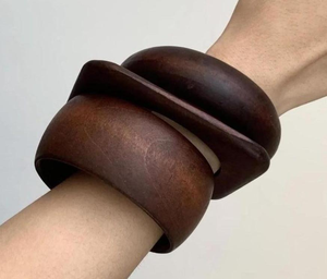 Bracelets en bois imperméables de qualité supérieure pour l'exportation, bijoux artisanaux en bois naturel, mode féminine par AFZA ENTERPRISES - Product Image 3