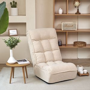 Japanese Lazy Sofa Tatami <b>Recliner</b> Single Balcony Adjustable Leisure Chair - Product Image 5