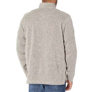Pull en maille élégant pour homme à col en V, manches longues, décontracté, en tissu doux au toucher, idéal pour le bureau et les tenues décontractées. - Product Image 2