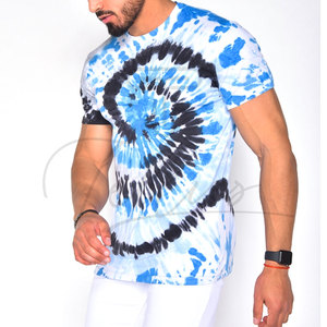 เสื้อยืดผู้ชายแบบ Tie Dye ปรับแต่งได้ตามต้องการ คุณภาพสูง ระบายอากาศได้ดี แห้งเร็ว เป็นมิตรกับสิ่งแวดล้อม แขนสั้น ทรงหลวม ขายดีที่สุด - Product Image 2