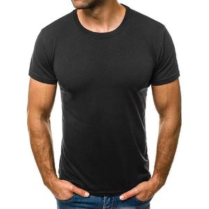 Camiseta de Manga Corta de Algodón para Hombre con Logotipo Personalizado - Tela de Alta Calidad, Uso Cómodo y Personalización OEM/ODM - Product Image 1