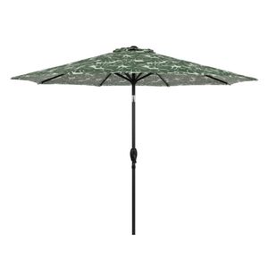 Parasol de patio Monstera de 9 pieds avec manivelle et inclinaison à 3 positions - Product Image 1