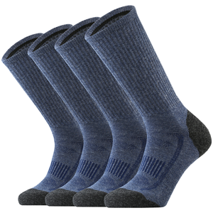Calcetines Deportivos de Lana Merino para Adultos con Logotipo Personalizado, Calcetines de Longitud Media para Exteriores que Absorben la Humedad y Mantienen el Calor - Product Image 3