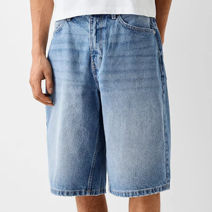 Shorts en jean blanc pour hommes, marque privée, tissu léger, commande en gros, prix d'usine pour les détaillants - Product Image 5