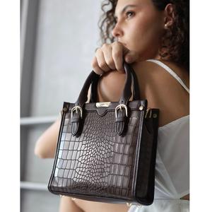 Sac à main en cuir véritable marron fait main, artisanat du cuir, sac à bandoulière pour femmes - Product Image 5