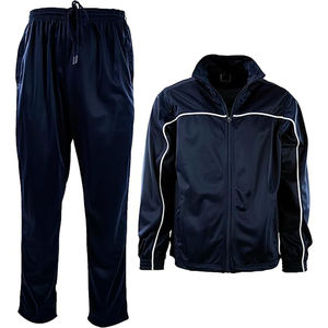 Mens 100% Polyester Active Tracksuit with Zippered <b>Back</b> Pocket Wholesale Custom High Quality Athletic Tracksuit - Product Image 1