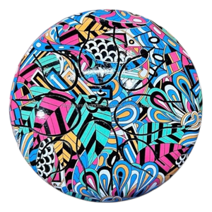 Tambor de Lengüetas de Acero con Diseño Abstracto, Instrumento de Percusión Handpan para Meditación, Yoga, Sanación Sonora, Relajación, Regalo - Product Image 1