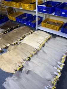 ผมต่อแบบเวอร์จิ้น ย้อมสี แบบตรงและแบบหยักศก ผมจากผู้บริจาคคนเดียว ผมเด็ก ผมสลาฟ ผมนาซ่า ราคาโรงงานเวียดนาม - Product Image 5