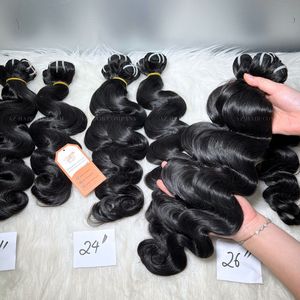 Best Quality Double Drawn Body Wave Weft Human <b>Hair</b> Extensions Raw Vietnamese Human <b>Hair</b> Bundles - Product Image 5