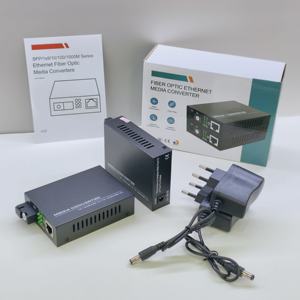 ตัวแปลงสื่อตัวแปลงสัญญาณใยแก้วนำแสง FTTH 25กม. 10/100Mbps RJ45ตัวรับส่งสัญญาณใยแก้วนำแสง SC 1310/1550nm อีเทอร์เน็ตสองพอร์ตตัวแปลงโหมดเดี่ยว - Product Image 2