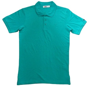 Hommes pour Polo Shirt 100% Coton Solide Motif Bonne Qualité Anti-Rides Tricoté Vêtement Teint - Product Image 1