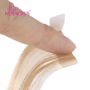 KSWIGS Ruban Invisible dans les Extensions de Cheveux Cheveux Humains Réel Européen Russe Vierge Remy Raw 100% Ruban dans les Cheveux Humains - Product Image 4