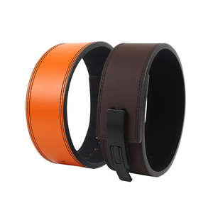 Ceinture de musculation unisexe en caoutchouc naturel antidérapante avec logo personnalisé, soutien dorsal respirant pour squats et haltérophilie – Vente en gros 2026 - Product Image 4