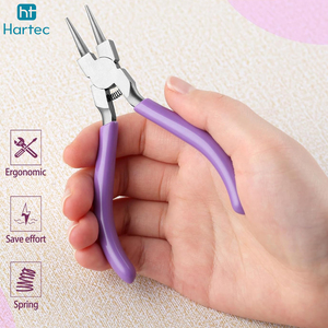 Custom Brand Logo Round Nose Pliers Mini Precision <b>Wire</b> Bender <b>Crafting</b> Tool For Professional Jewelry Workshop Equipment - Product Image 6