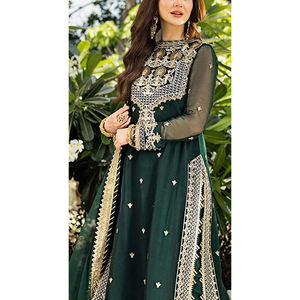 2026 <b>Womens</b> Party Wear Premium Chiffon Three Piece <b>Suit</b> Sequined Embroidery Pakistani <b>Wedding</b> <b>Dress</b> Luxury Designer Formal Occas - Product Image 6