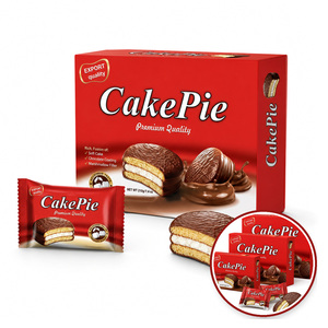 Big Sale Delicious Top Notch Quality Factory In Vietnam Hot Sale <b>Chocolate</b> Pie Packed 12 packs in Box - Product Image 2