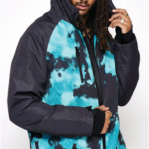 Unisex Winter Snow Suit 2-Piece Hooded Windproof Jacket Pants Set Adult Outdoor Sport Wear for Technology 1900g - Product Image 5