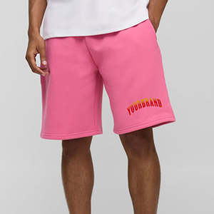 OEM Service Premium Quality Summer Casual Wear Men's Gym Running Shorts Breathable <b>Elastic</b> Waist Polyester/Cotton Shorts - Product Image 4