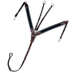 Placa de pecho de caballo, de cuero indio, resistente, todo uso, Occidental - Product Image 2