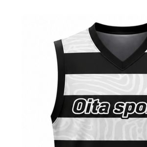 Black White Volleyball Sleeveless <b>Shirt</b> Team Sportswear Athletic Jersey Top Match Training Performance Uniform Apparel - Product Image 3