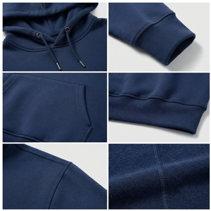 Sudadera con Capucha de Invierno, Estilo Nuevo, Forrada, Casual, Lisa, Servicio OEM, Impresión de Logotipo Personalizada, 350 Gramos, Holgada, Estilo Hip Hop, para Hombre - Product Image 4