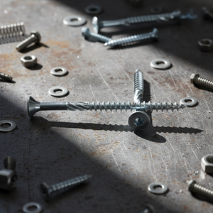 Vis à tête fraisée à filetage grossier en acier au carbone nickelé, oxyde noir, à entraînement Torx, métrique et impérial, classe 4.8 6.8, qualité industrielle - Product Image 1